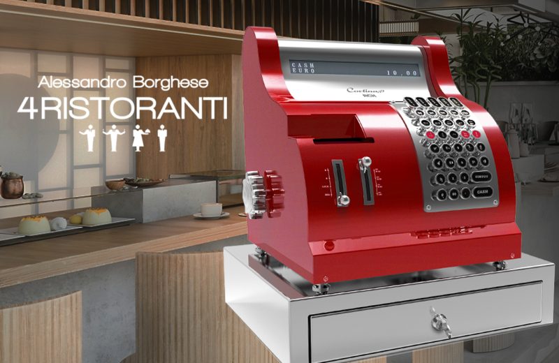 “Alessandro Borghese 4 Ristoranti”: in palio c’è anche il registratore di cassa RCH Cortina ’59