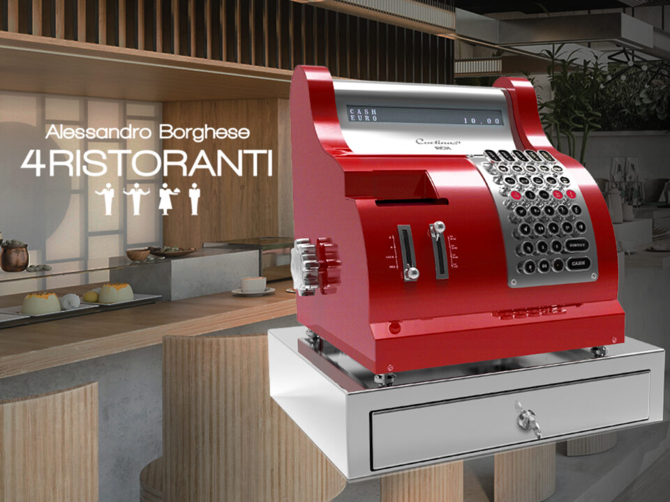 “Alessandro Borghese 4 Ristoranti”: in palio c’è anche il registratore di cassa RCH Cortina ’59